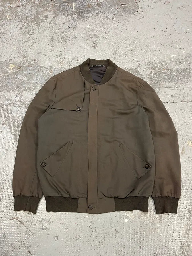 SS2001 Maison Martin Margiela Taupe Buttoned Jacket xXdaLiJ 0