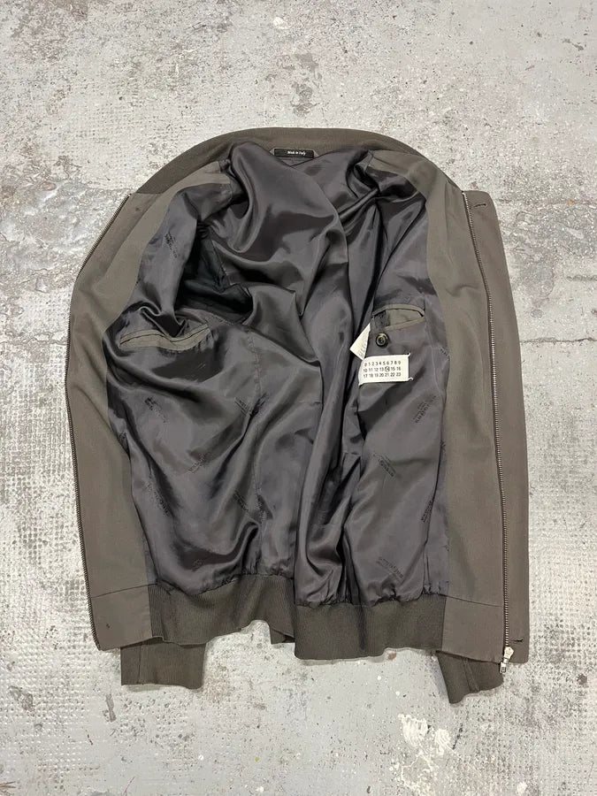 SS2001 Maison Martin Margiela Taupe Buttoned Jacket xXdaLiJ 6