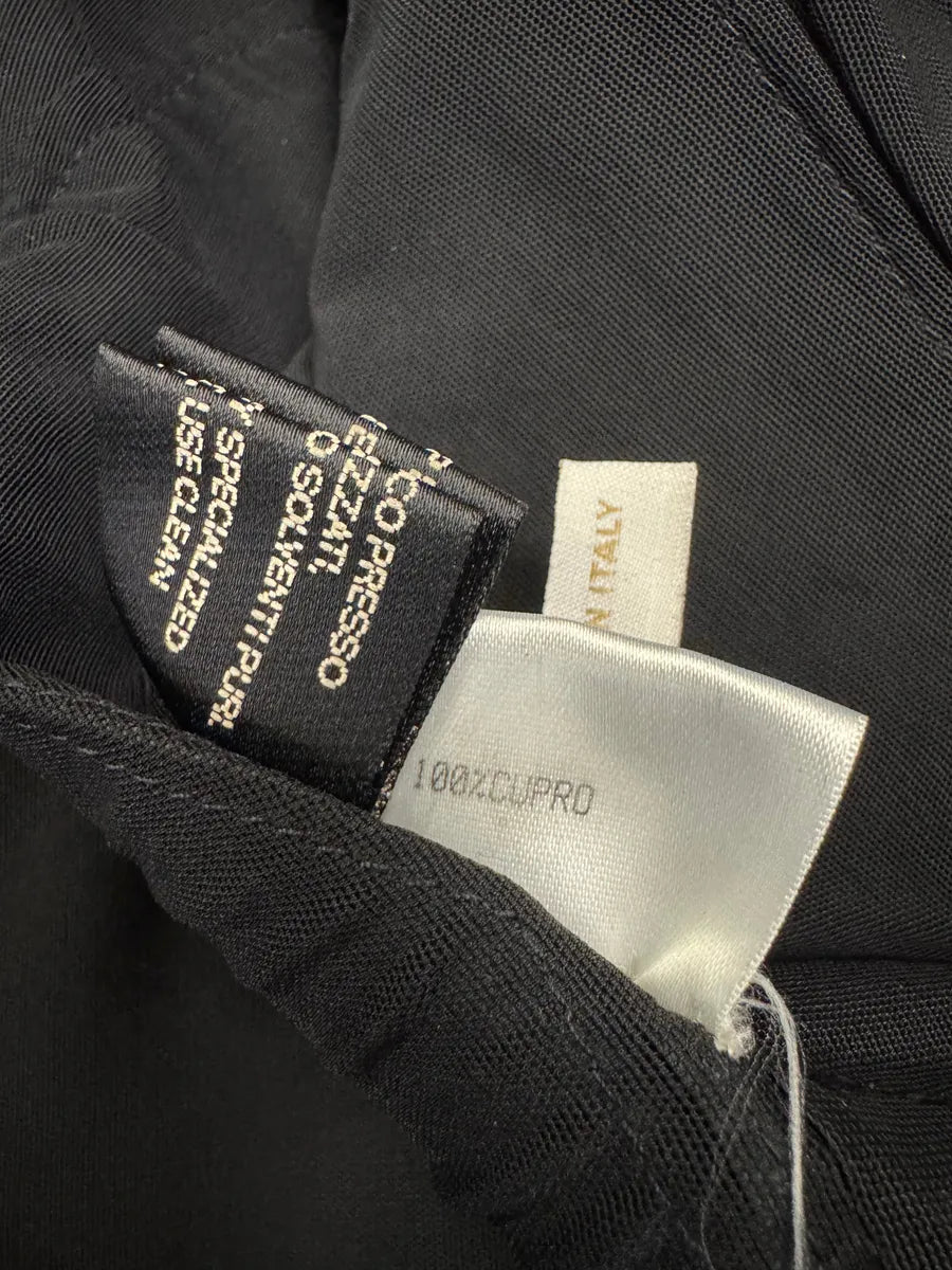 SS2001 Roberto Cavalli Black & Gold Patina Leather Biker Jacket (XS) 11