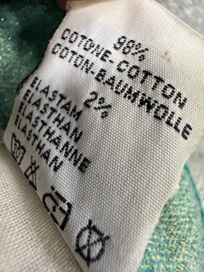 SS2001 Roberto Cavalli Blue Psycho Mystery Pants (S) QDVDgWH 12