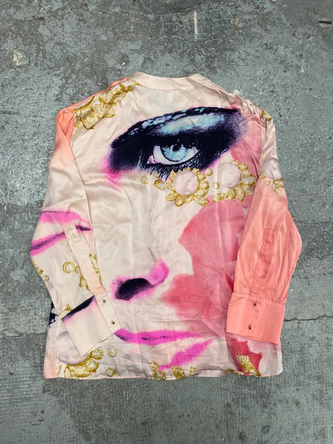 SS2001 Roberto Cavalli Desi Princess Silk Top (M) 0