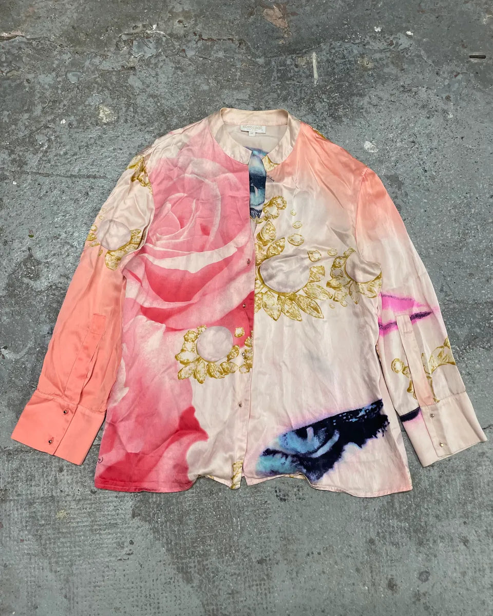 SS2001 Roberto Cavalli Desi Princess Silk Top (M) 1