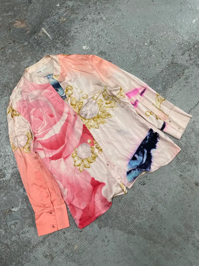 SS2001 Roberto Cavalli Desi Princess Silk Top (M) 3