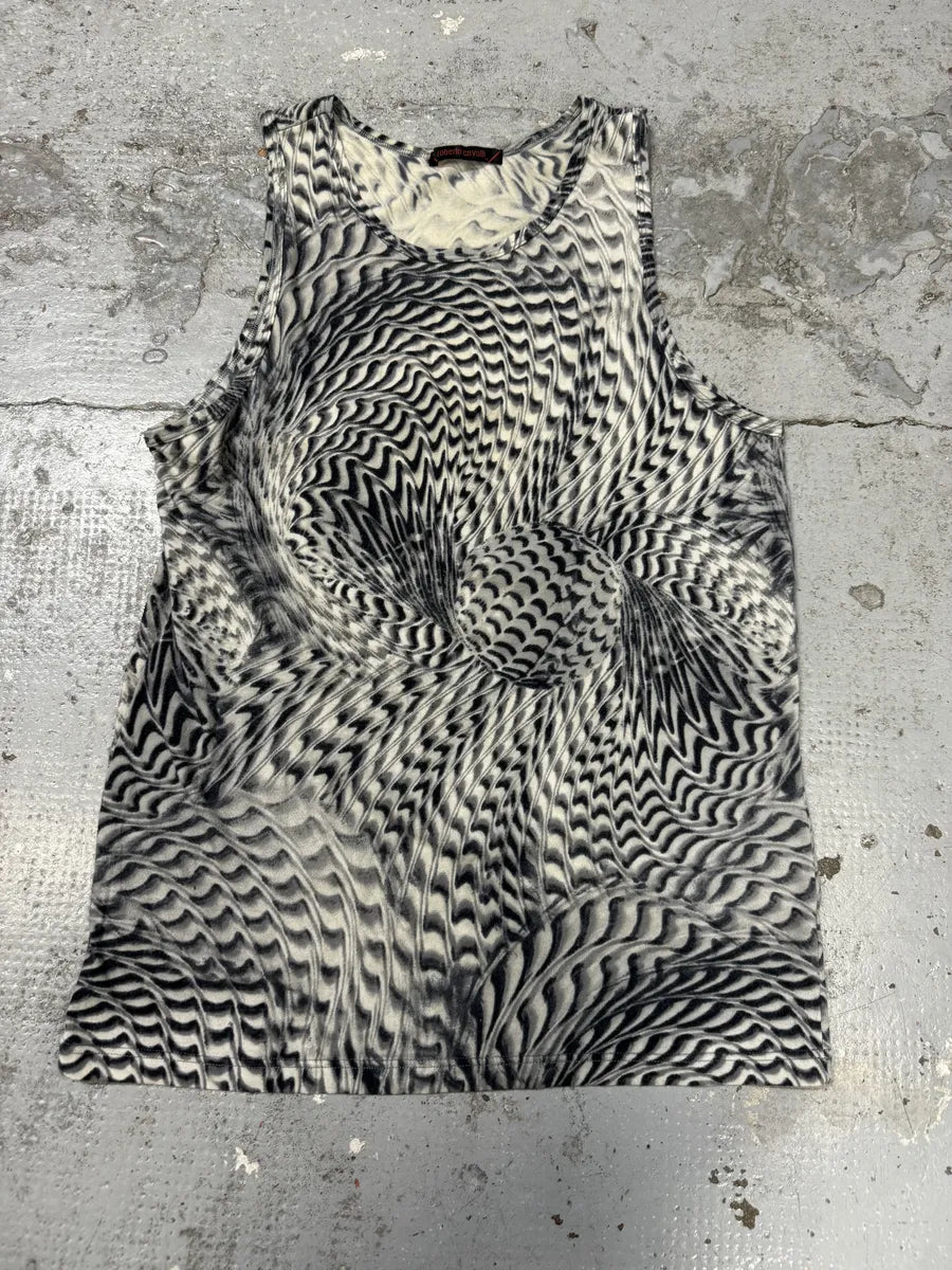 SS2001 Roberto Cavalli Hallucination Tornado Tank Top XCAPvsY 0