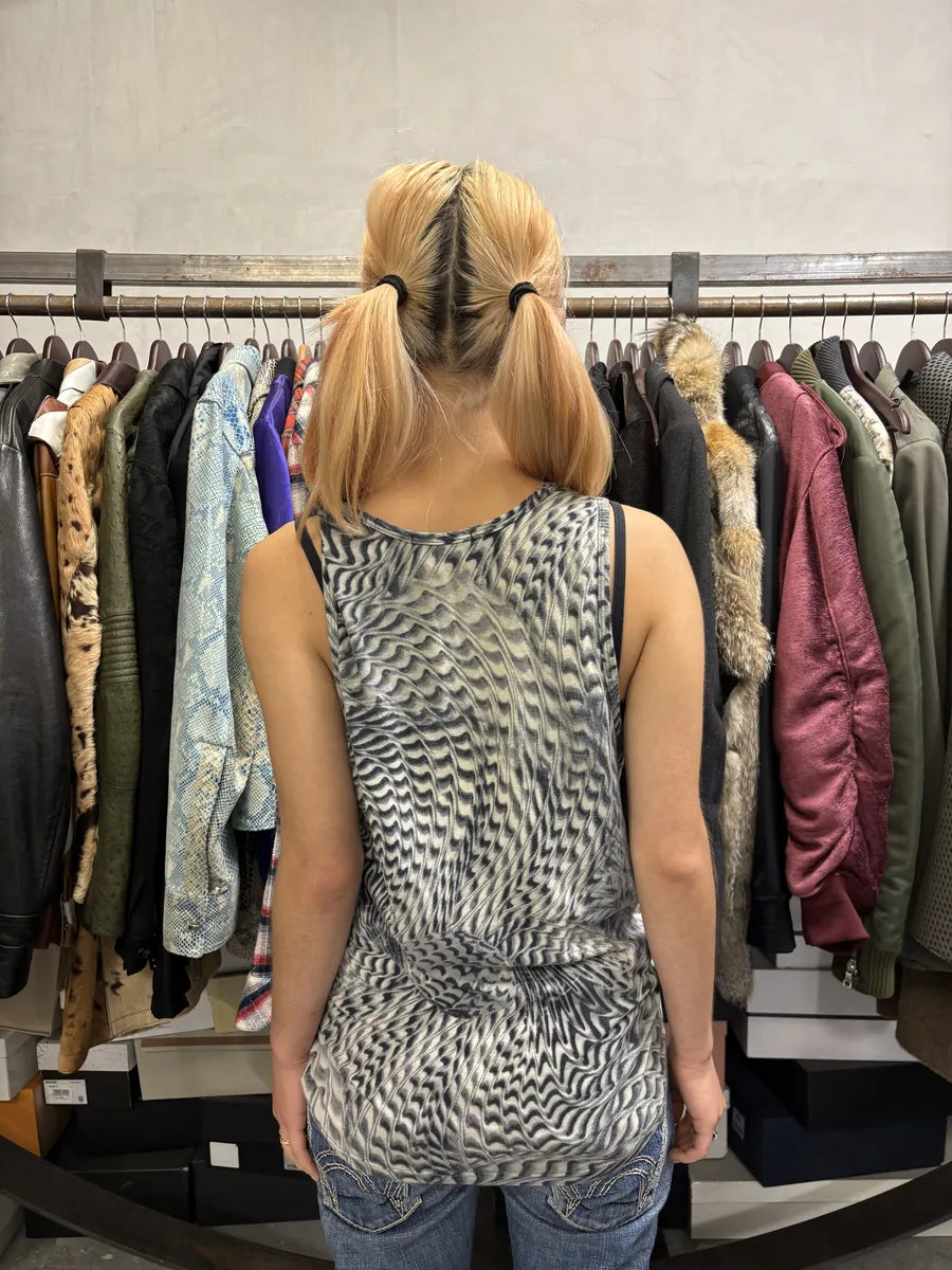 SS2001 Roberto Cavalli Hallucination Tornado Tank Top XCAPvsY 2