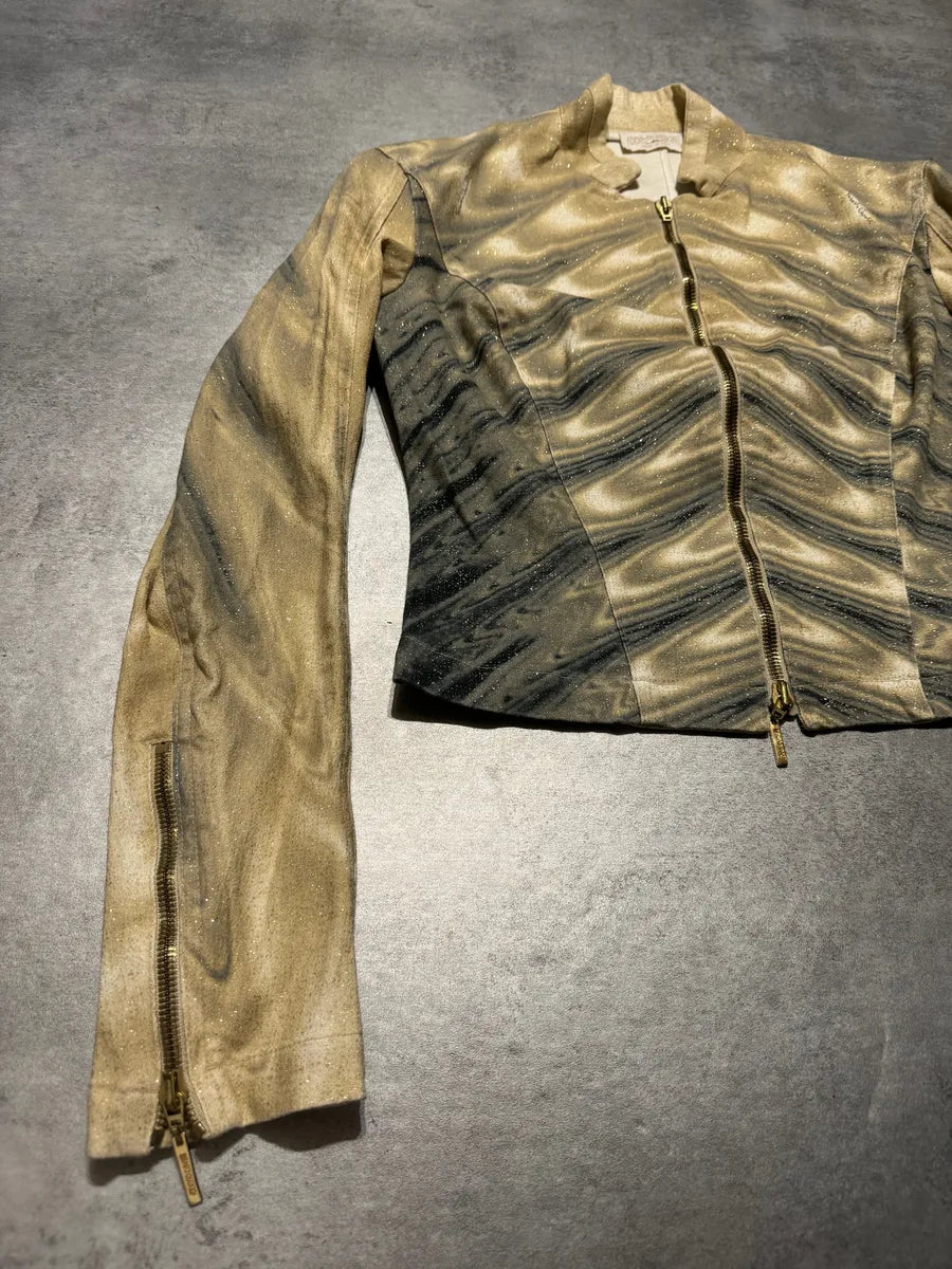 SS2001 Roberto Cavalli Optical Illusion Psycho Jacket (XS) 6