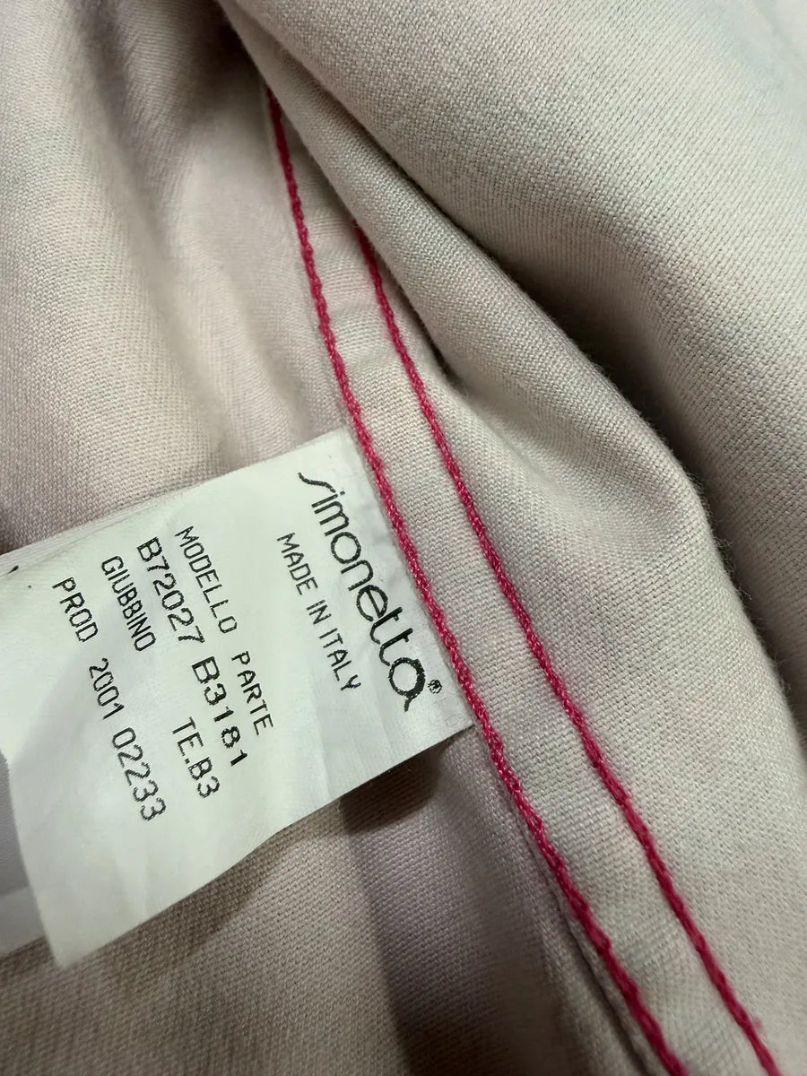 SS2001 Roberto Cavalli Pink Furry Print Movement Cow Jacket FPZWKIQ 9