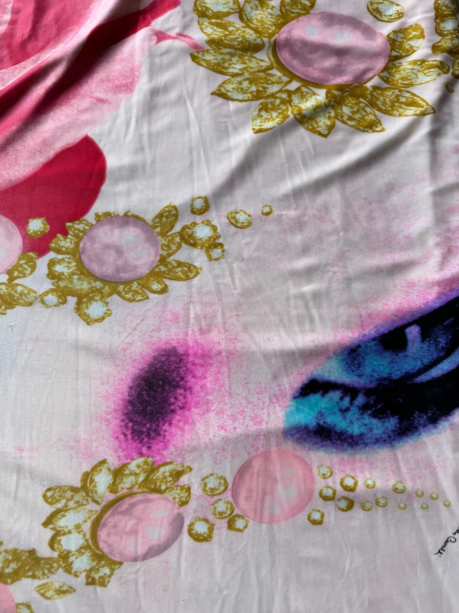 SS2001 Roberto Cavalli Princess Dasy Pink Eye Dress dKopBHa 6