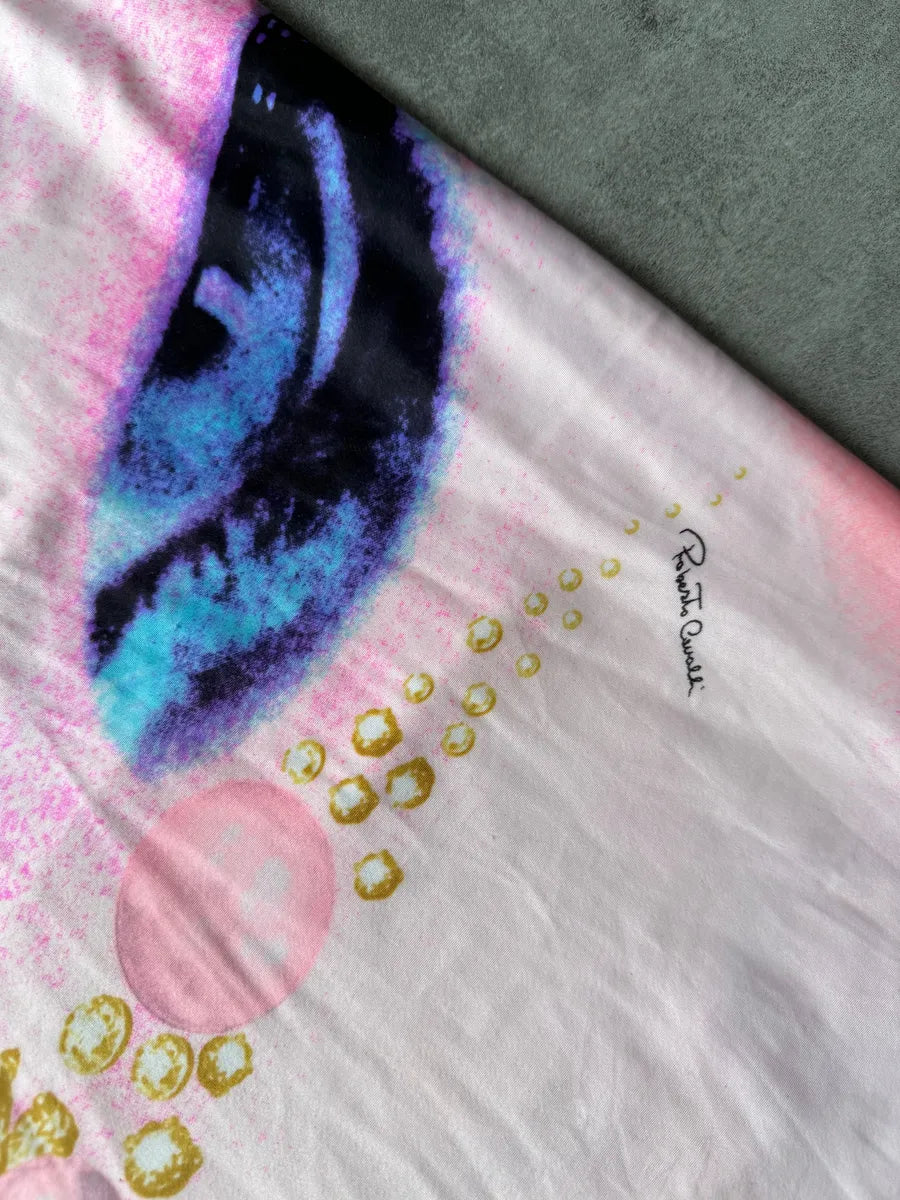 SS2001 Roberto Cavalli Princess Dasy Pink Eye Dress dKopBHa 7