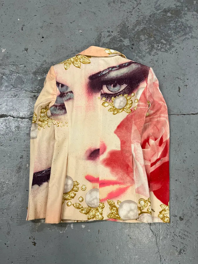 SS2001 Roberto Cavalli Princess Desi Pink Blazer Jacket YSHlXKf 1