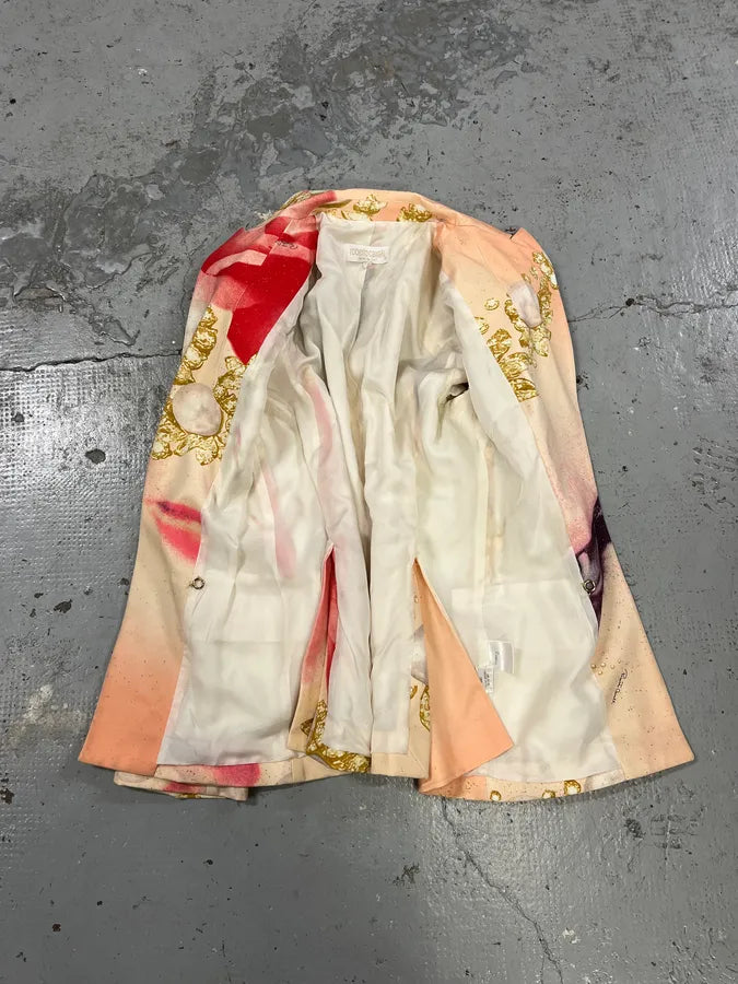 SS2001 Roberto Cavalli Princess Desi Pink Blazer Jacket YSHlXKf 4