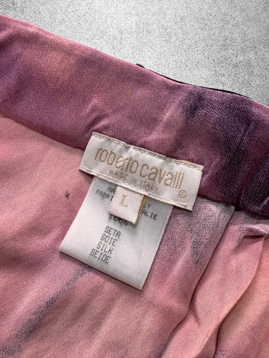 SS2001 Roberto Cavalli Psychadelic Pink Skirt (L) 5