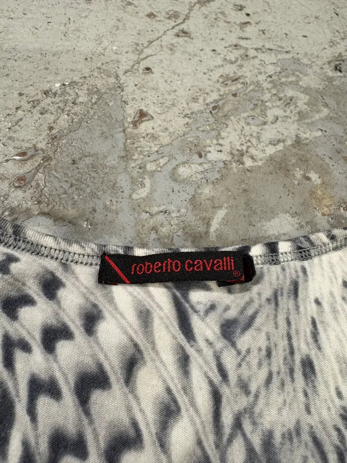 SS2001 Roberto Cavalli Psychadelic Tee-Shirt (XS/S) jmFeATp 7