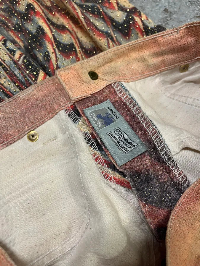 SS2001 Roberto Cavalli Psychedelic Pink Pants wvBSXlq 8