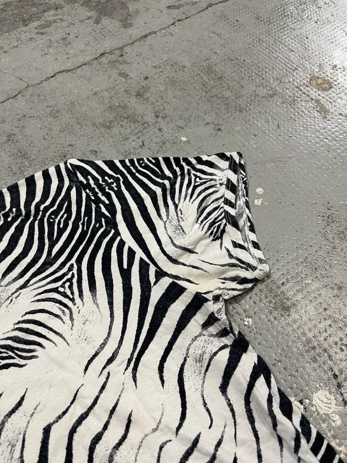 SS2001 Roberto Cavalli Zebra White T-Shirt Cixptoq 4