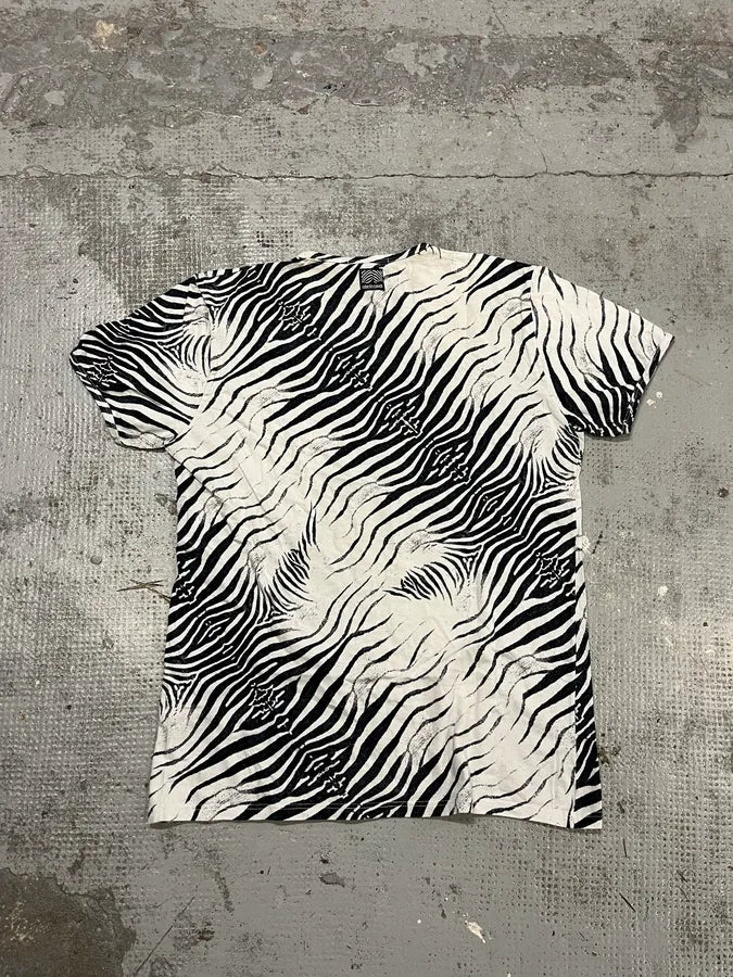 SS2001 Roberto Cavalli Zebra White T-Shirt Cixptoq 5