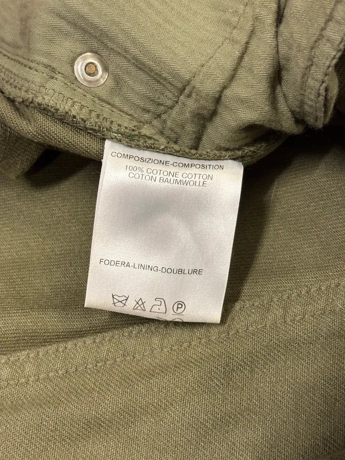 SS2002 Alexander Mcqueen Green Distressed Pants phkQlqR 12