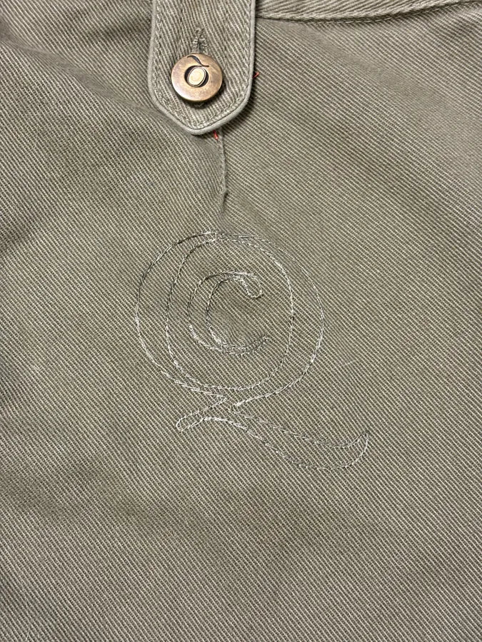 SS2002 Alexander Mcqueen Green Distressed Pants phkQlqR 9