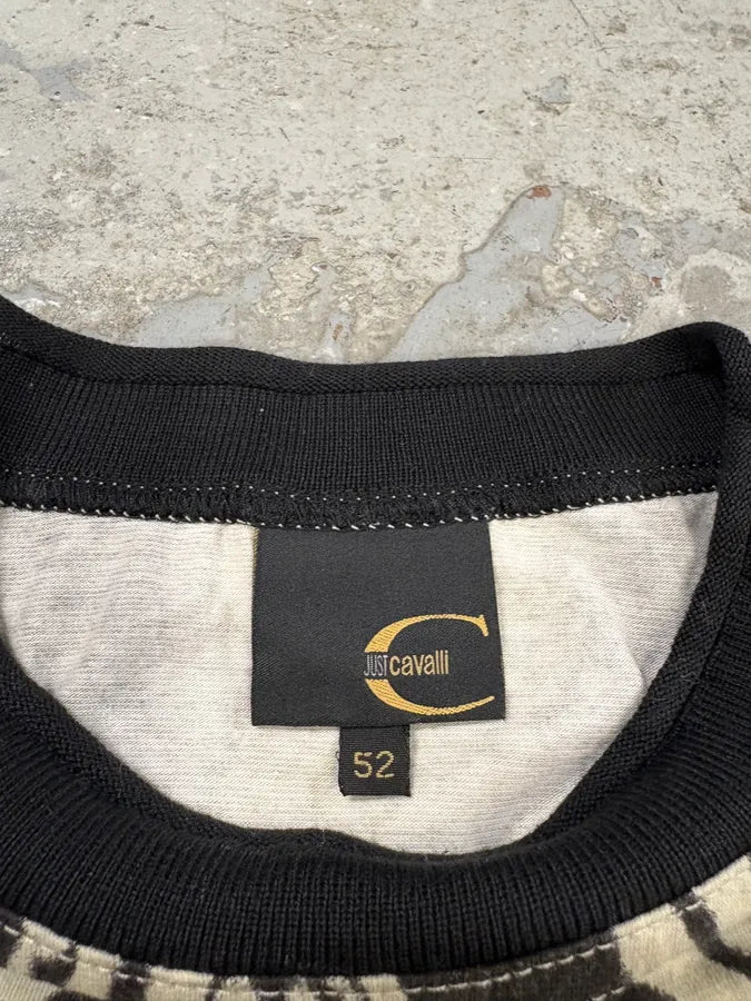 SS2002 Cavalli Black & White Hallucination Longsleeves (M) shXHeIR 6