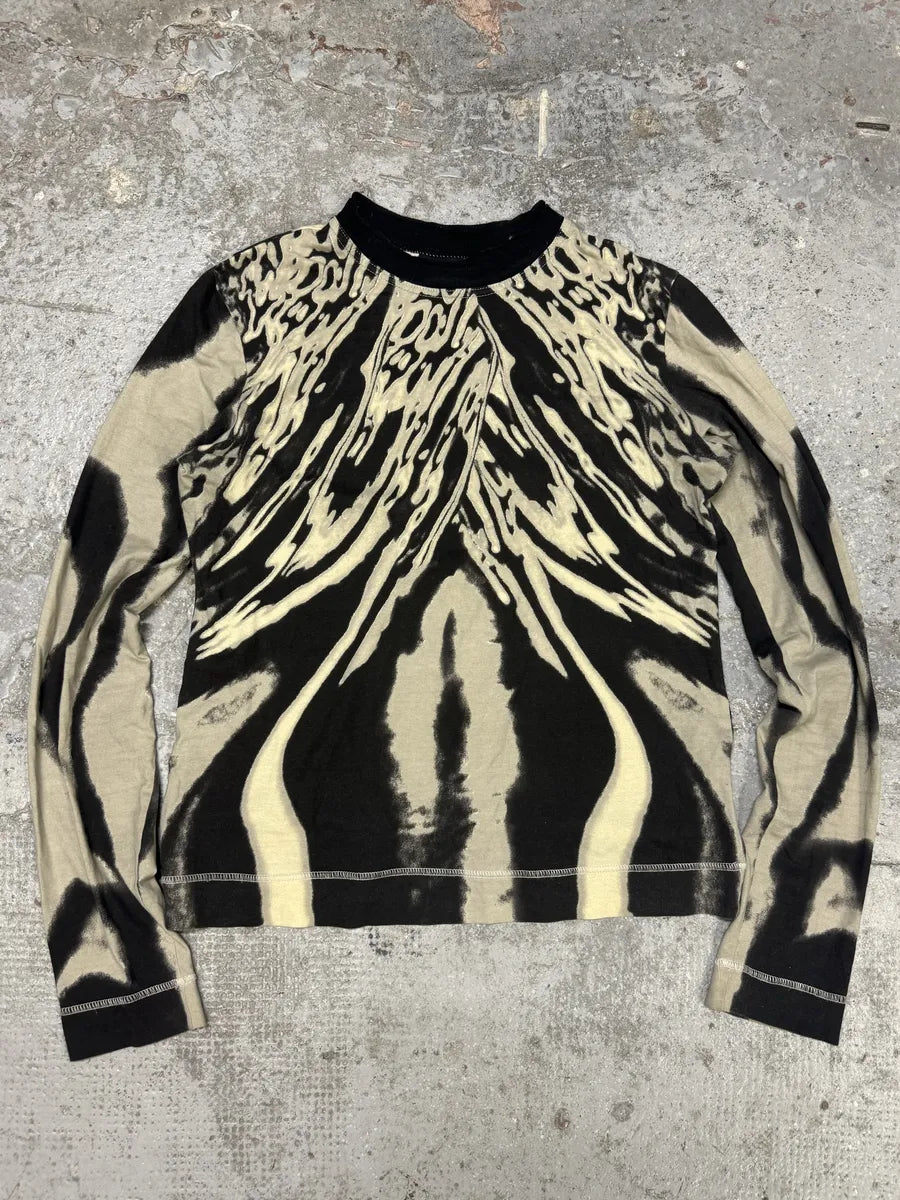 SS2002 Cavalli Black & White Hallucination Longsleeves (M) VdBPaUd 0