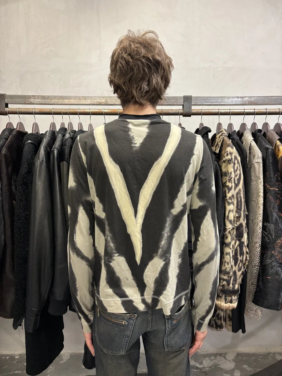 SS2002 Cavalli Black & White Hallucination Longsleeves (M) VdBPaUd 2
