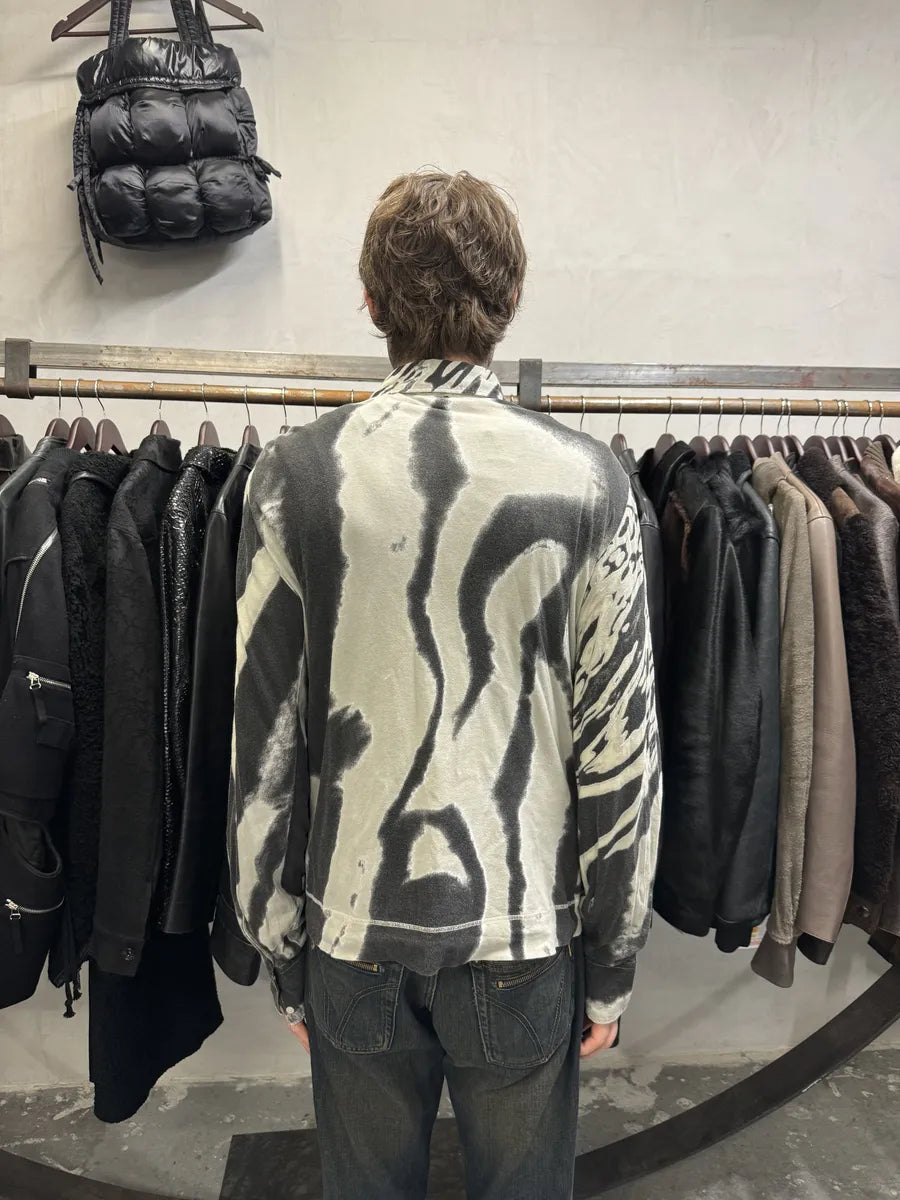SS2002 Cavalli Black & White Hallucination Shirt (S/M) AfkHPnH 2