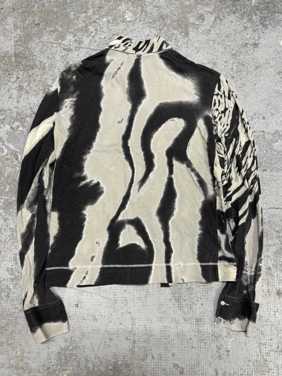 SS2002 Cavalli Black & White Hallucination Shirt (S/M) AfkHPnH 3
