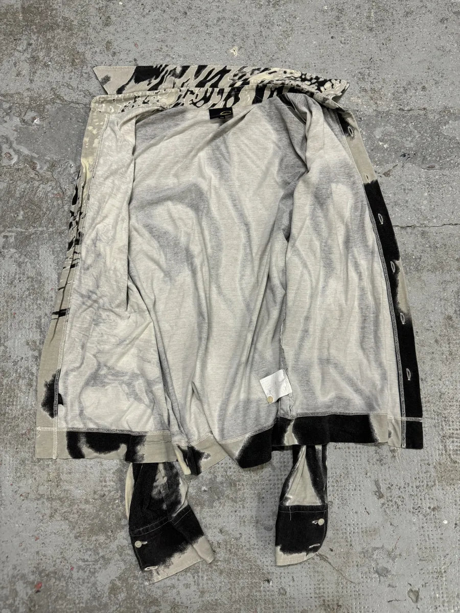 SS2002 Cavalli Black & White Hallucination Shirt (S/M) AfkHPnH 5