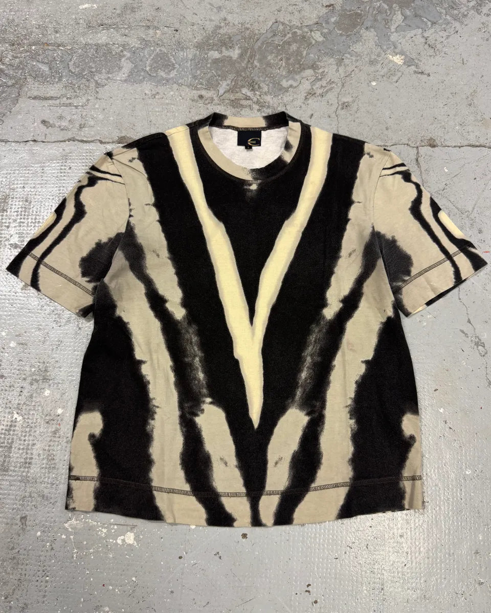 SS2002 Cavalli Black & White Hallucination T-Shirt qsWZRqm 0