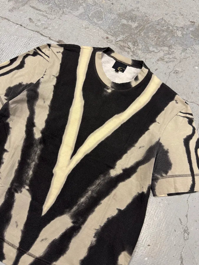 SS2002 Cavalli Black & White Hallucination T-Shirt qsWZRqm 2