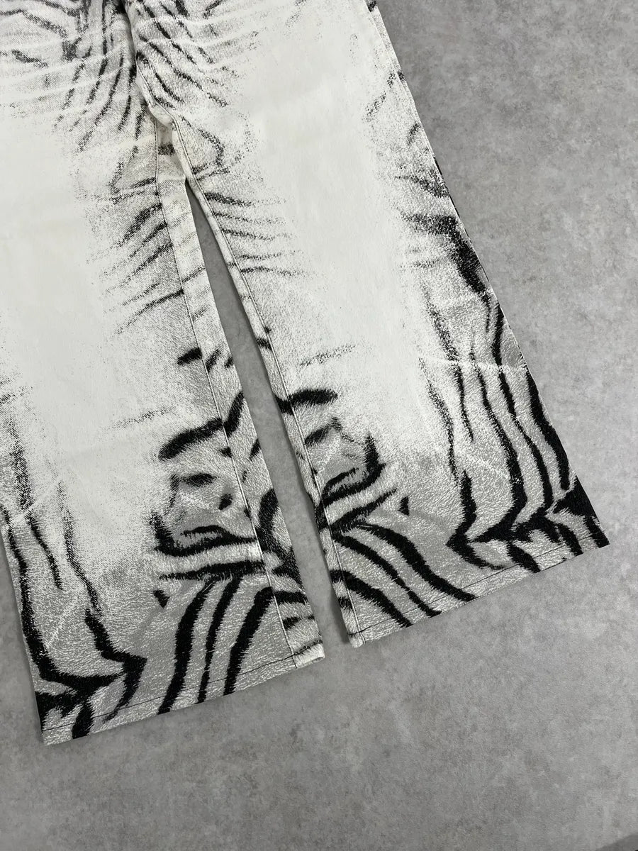 SS2002 Cavalli Black & White Zebra Pants DpZeuiL 7