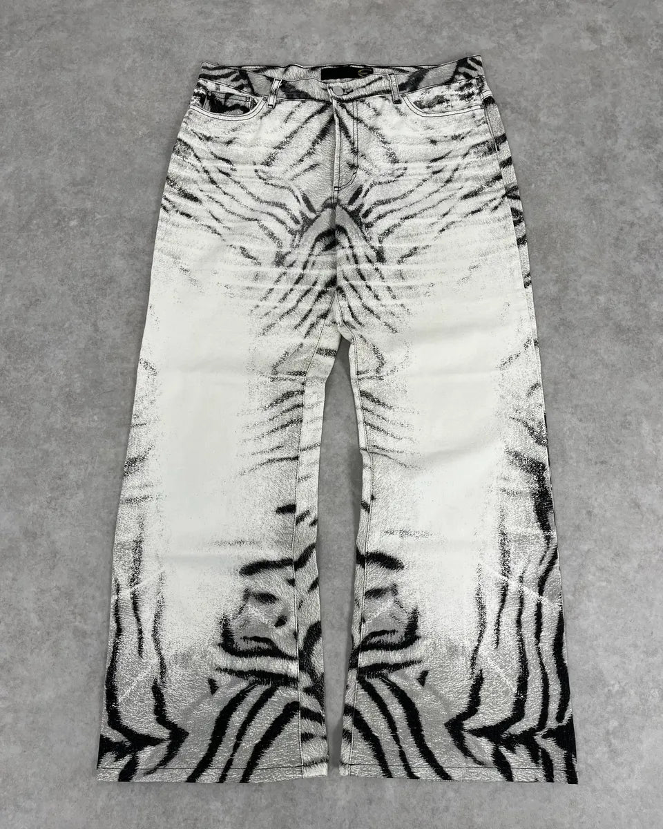 SS2002 Cavalli Black & White Zebra Pants DpZeuiL 3