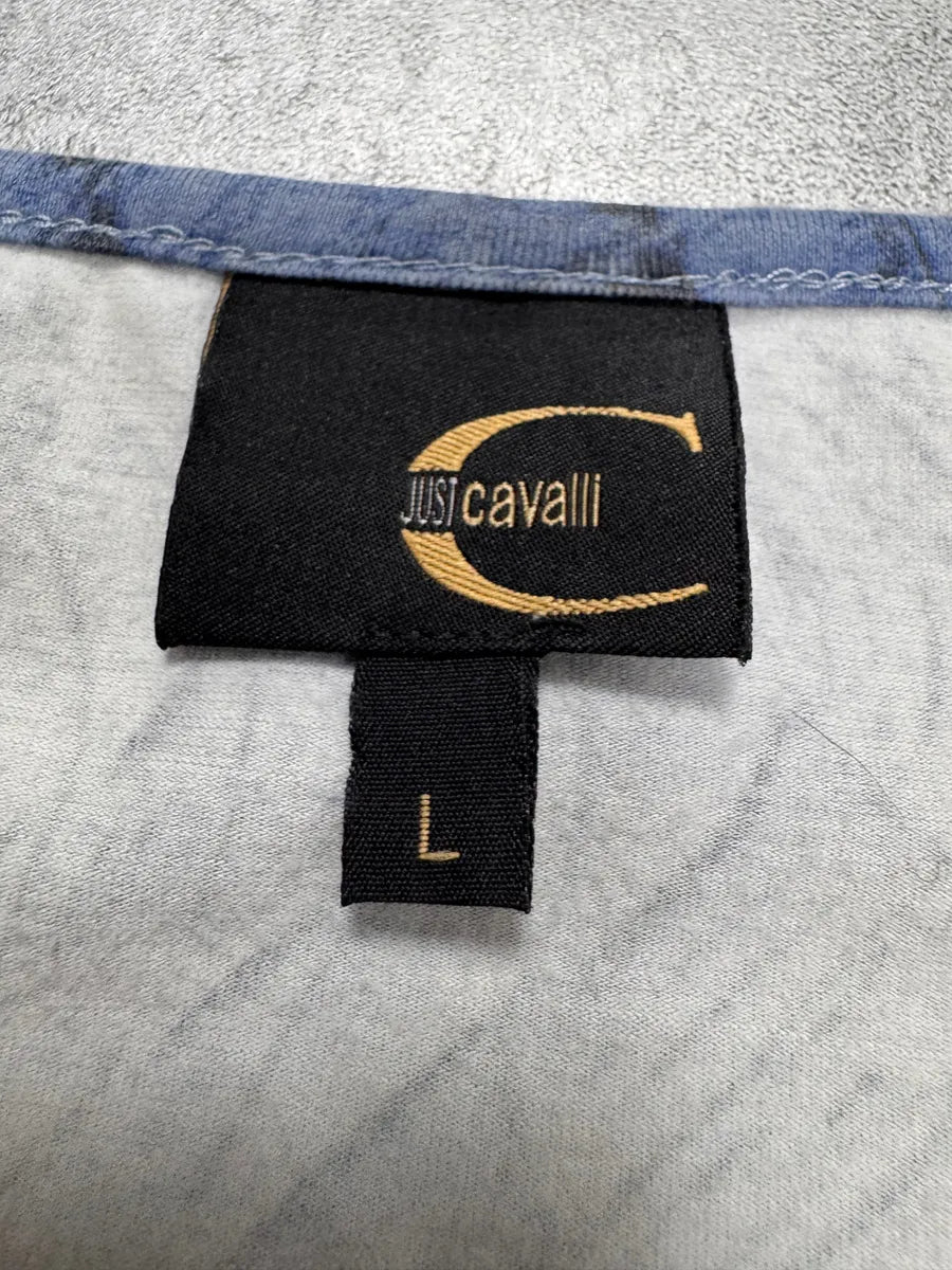 SS2002 Cavalli Crocodile Blue Sky & Sand Longsleeve ppnyxbE 3