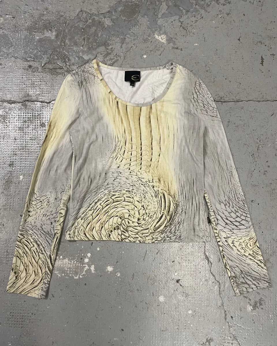 SS2002 Cavalli Eroded Beige Top RCtEHOE 0