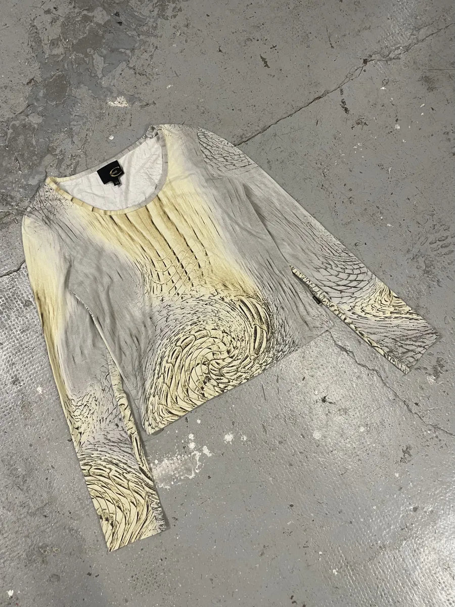 SS2002 Cavalli Eroded Beige Top RCtEHOE 5