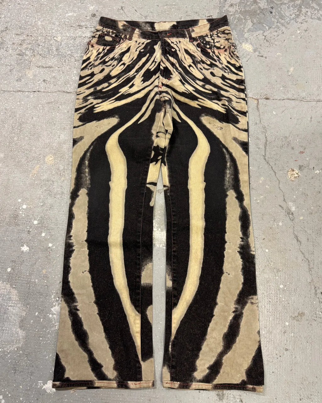 SS2002 Cavalli Hallucination Zebra Pants (S/M) 0