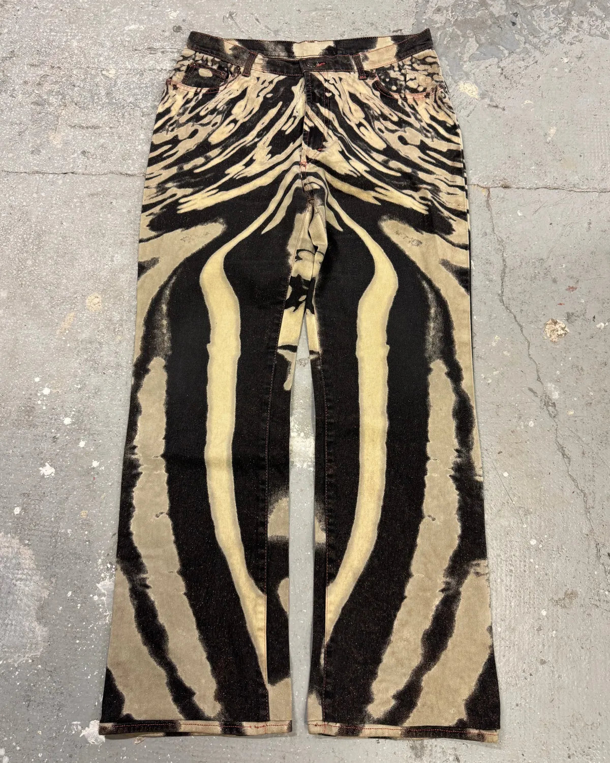 SS2002 Cavalli Hallucination Zebra Pants (S/M) 0