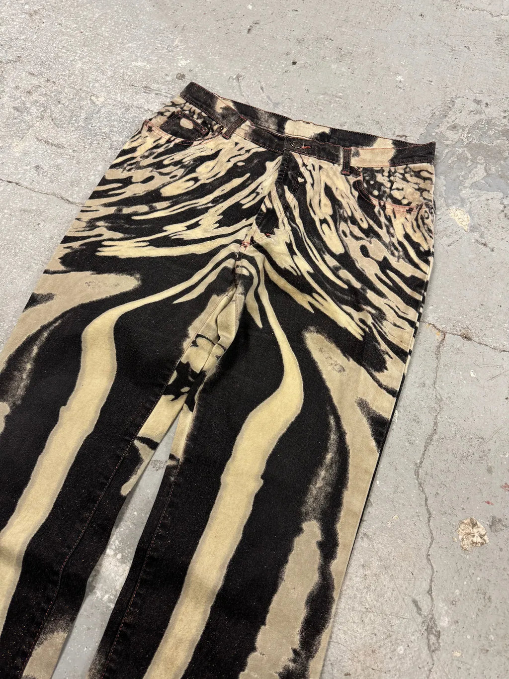 SS2002 Cavalli Hallucination Zebra Pants (S/M) 2