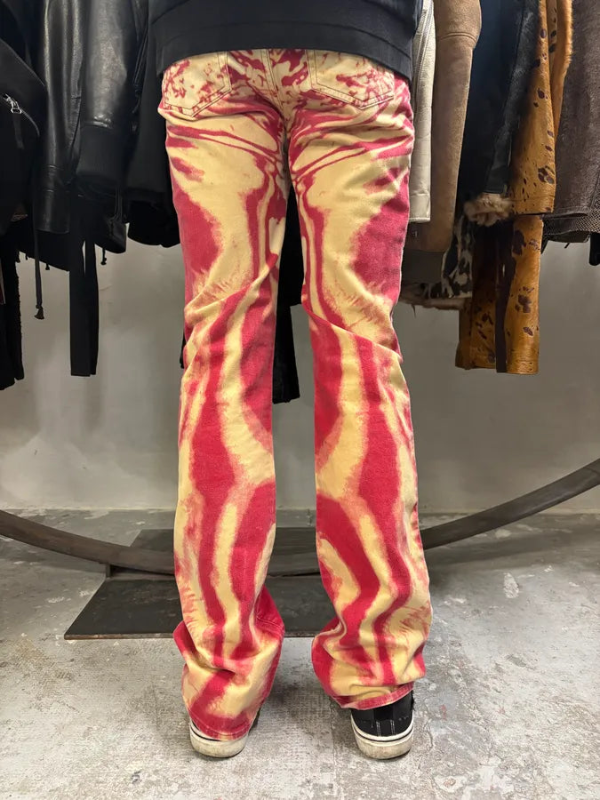 SS2002 Cavalli Lava Psycho Hallucination Pants (S) OQCzKSA 3