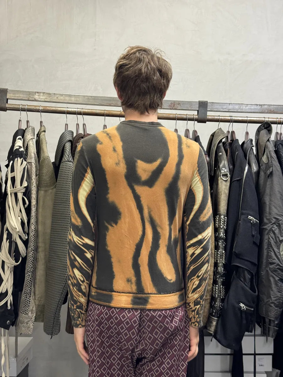 SS2002 Cavalli Orange & Black Hallucination Longsleeves bbTzHnv 4