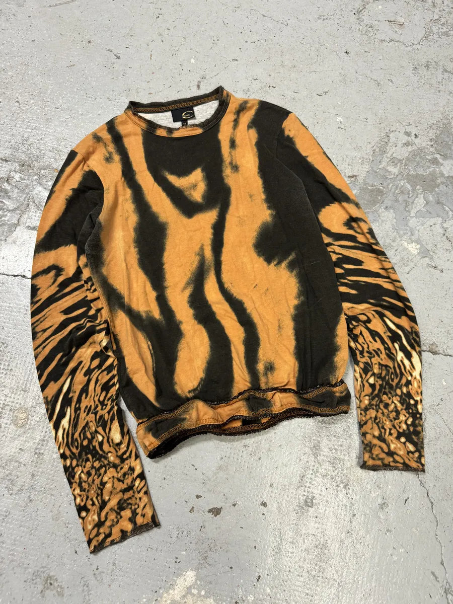 SS2002 Cavalli Orange & Black Hallucination Longsleeves bbTzHnv 5
