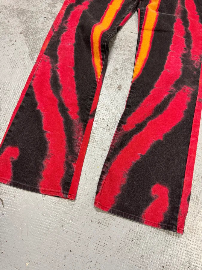 SS2002 Cavalli Red Evil Hallucination Pants uivEqGZ 6