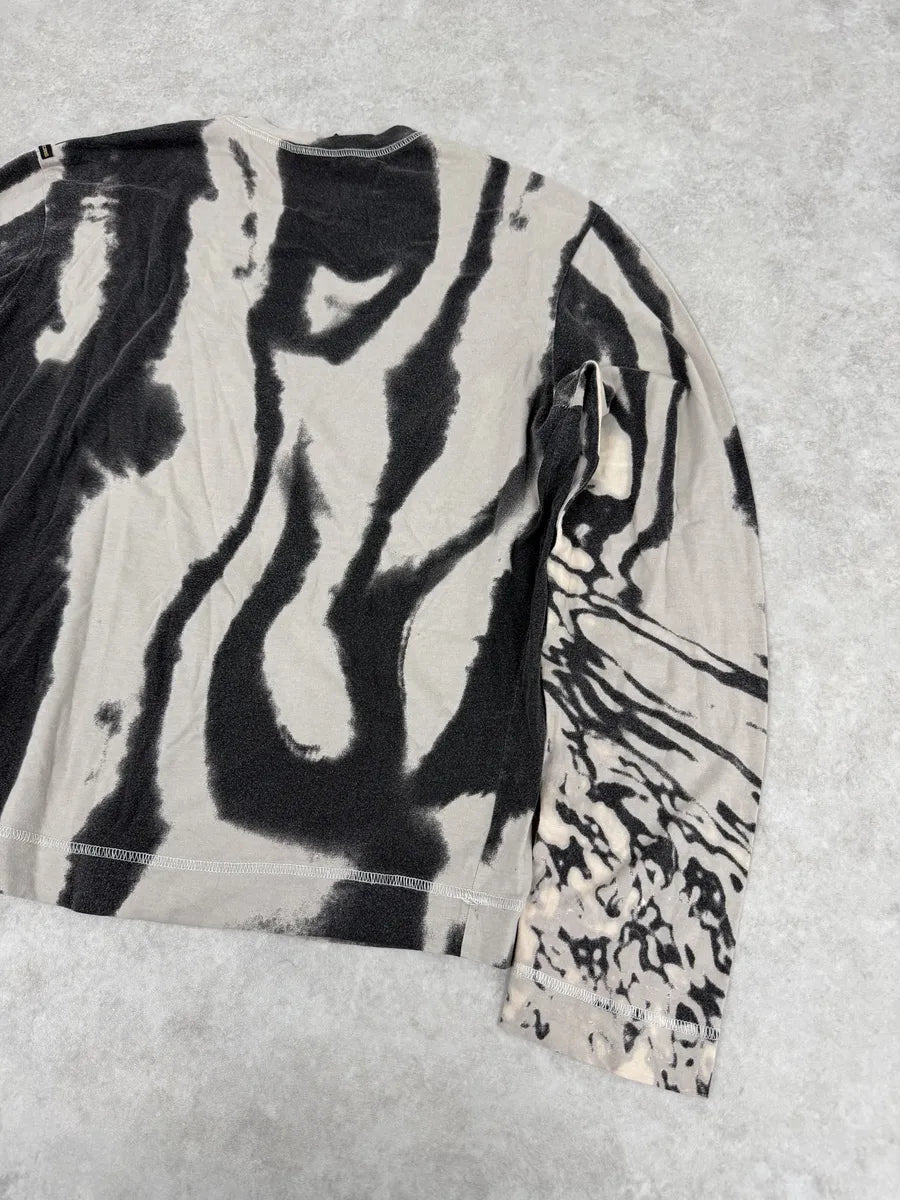 SS2002 Cavalli White & Black Hallucination Psycho Longsleeves vWPcCwM 4