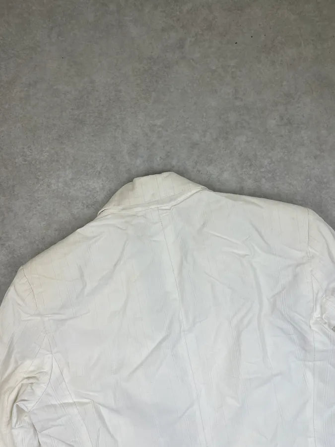 SS2002 Cavalli White Zebra Lining Long Jacket XowqKcf 6