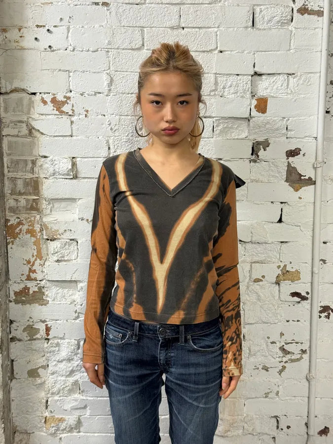 SS2002 Cavalli Yellow Hallucination Longsleeves TgVXqnz 1