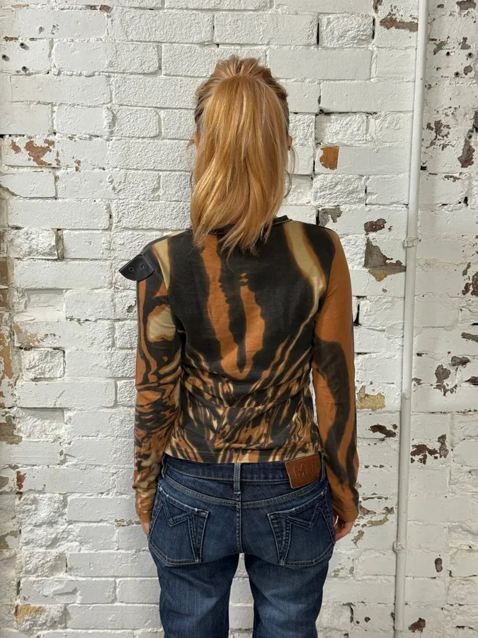 SS2002 Cavalli Yellow Hallucination Longsleeves TgVXqnz 2