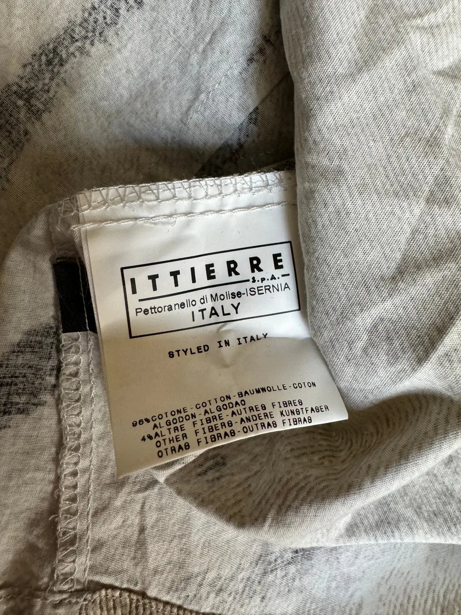 SS2002 Cavalli Zebra Camel Faded Short Sleeves Shirt CrmzBBR 9