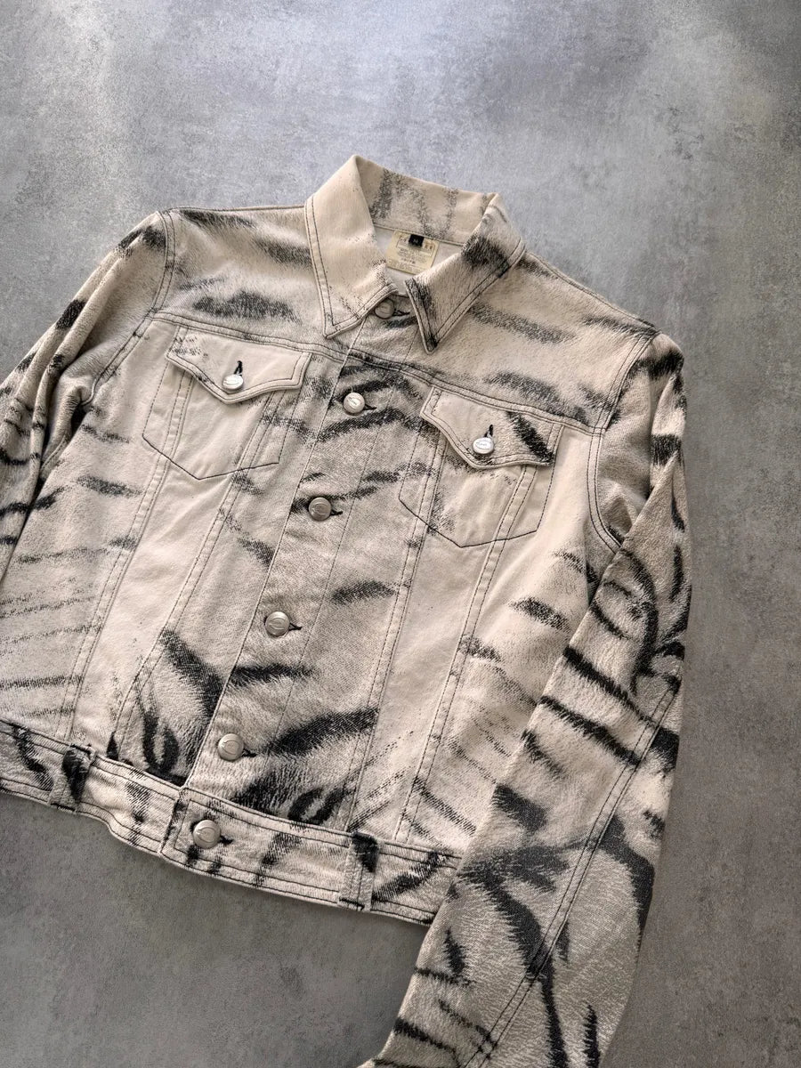 SS2002 Cavalli Black & White Zebra Safari Jacket PWpMPtw 1