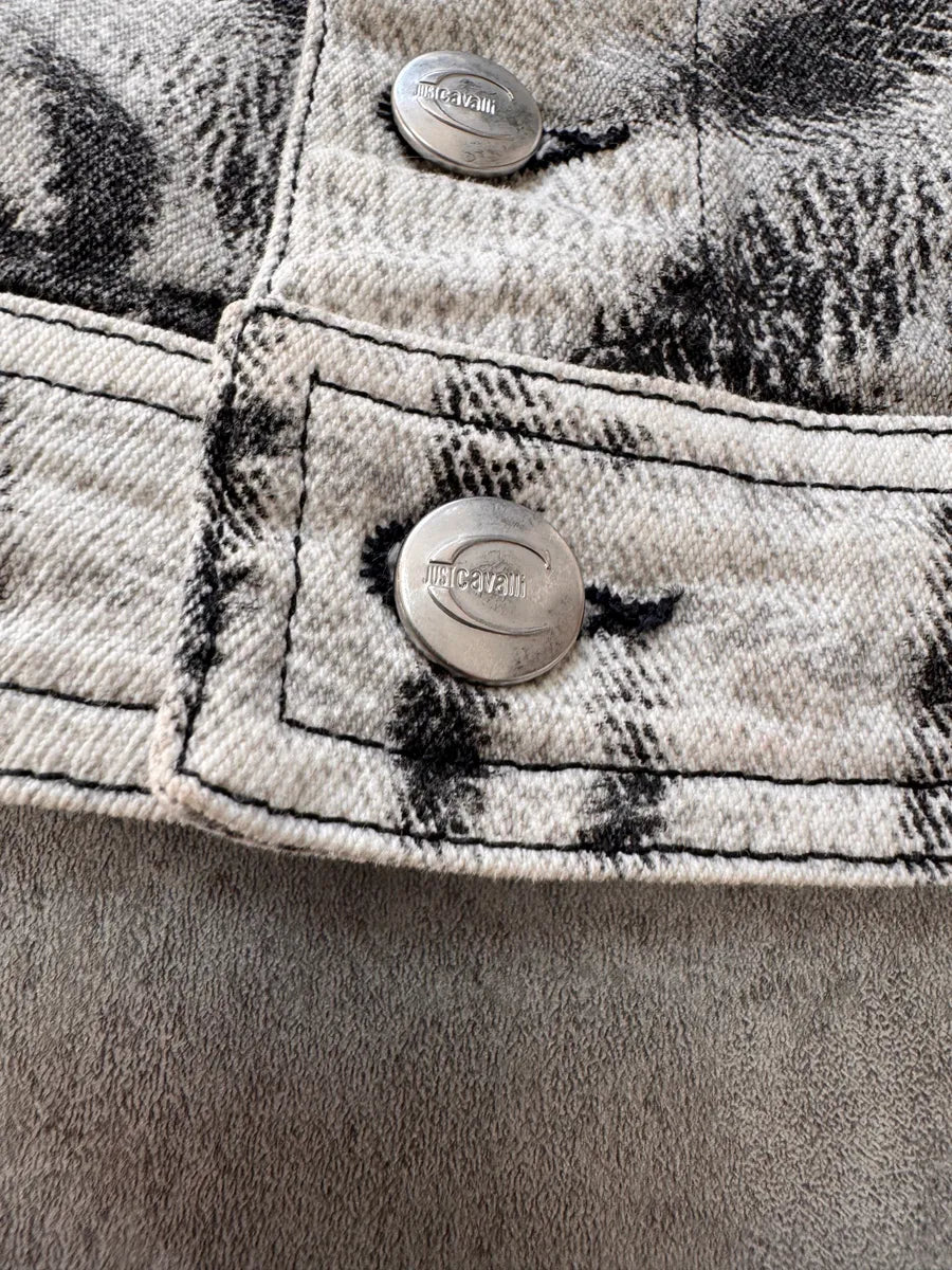 SS2002 Cavalli Black & White Zebra Safari Jacket PWpMPtw 4