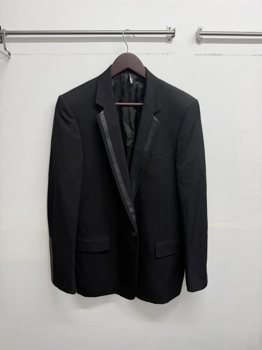 AW2002 Dior Black Reflexion Blazer Jacket by Hedi Slimane bknIxSo 2